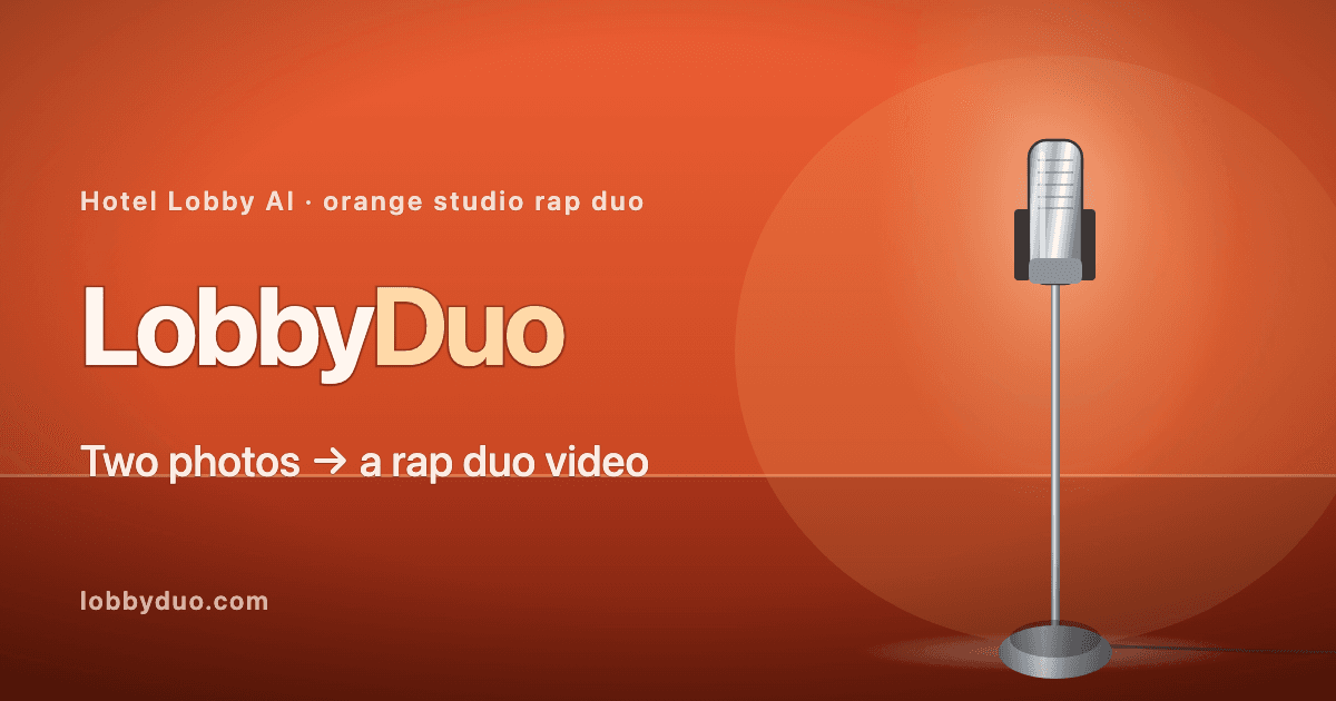 The Hotel Lobby AI Video Trend: Why Everyone Is Rapping in an Orange Studio